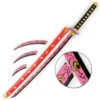 Demon Slayer Kokushibo Nichirin Wooden Sword Flesh Wooden Katana (105 Cms)