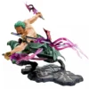 One Piece Anime Roronoa Zoro Combat Mode Anime Action Figure With 2 Heads | 15 Cms|