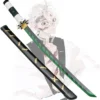 Demon Slayer Sanemi Shinazugawa Cosplay Life Size Wooden Katana - 104 cm