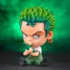 One Piece Roronoa Zoro Hold Bottle Cute Mini PVC Figure Statue | 9 CMS |