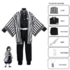 Demon Slayer Iguro Obanai Cosplay Set Kimono Clothing Uniform Collectible Costume