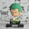 One Piece | Rorono Zoro Anime Bobblehead With Mobile Holder | 13.5 Cm |